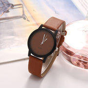 Korean Version Of Mens And Womens Universal Watches Student Simple Watch Two-Eye Small Dial Belt Quartz Watch