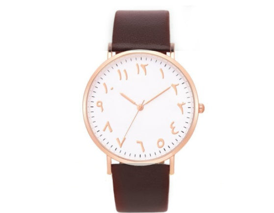 Arabic Number Luxury Womens Watch